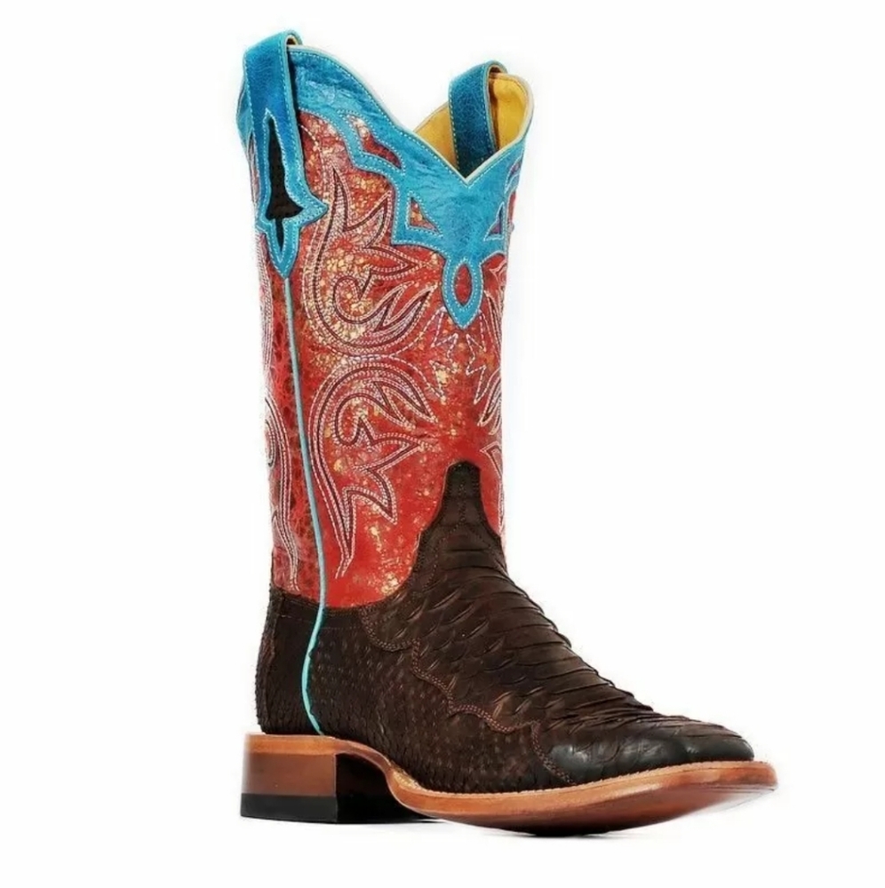 Cinch boots size 7.5B EXOTIC cowgirl boots - Picture 1 of 9